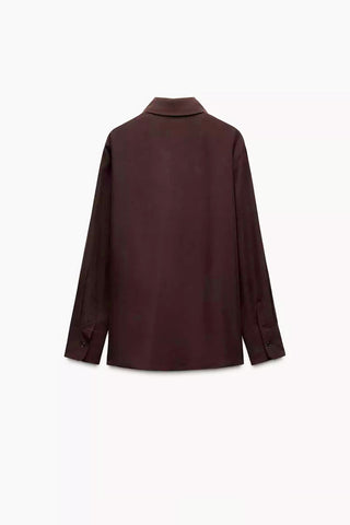 Vera Embroidery Detailed Poplin Shirt