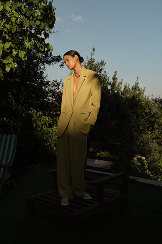 Premium Helena Oversize Jacket Palazzo Trousers Set