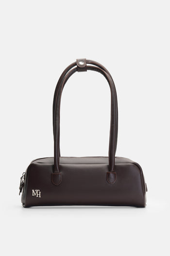 Dark Brown Elona Baguette Bag