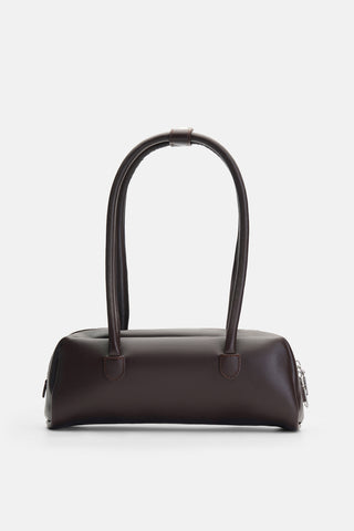 Dark Brown Elona Baguette Bag