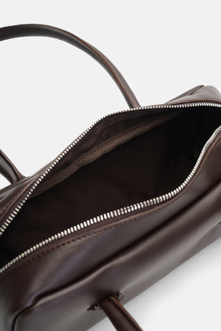 Dark Brown Elona Baguette Bag