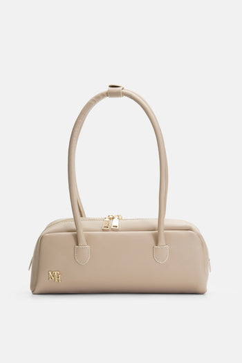 Beige Elona Baguette Bag