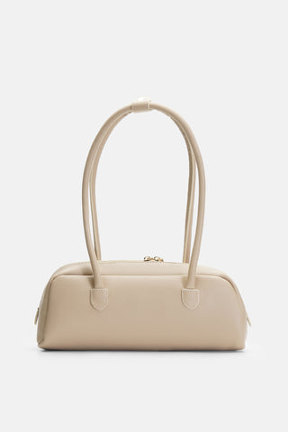 Beige Elona Baguette Bag