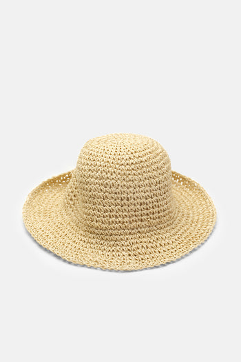 Straw Bucket Hat