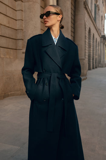 Andrea Private Edition Coat Navy Blue