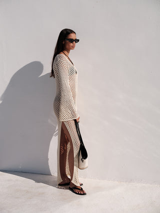 Gloria Beachwear Dress with Slit Detail