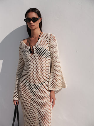 Gloria Beachwear Dress with Slit Detail