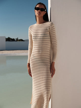 Arte Beachwear Dress with Slit Detail