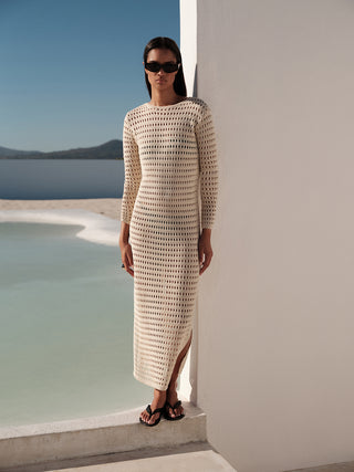 Arte Beachwear Dress with Slit Detail