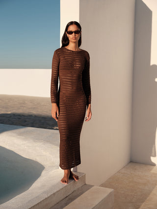 Arte Beachwear Dress with Slit Detail