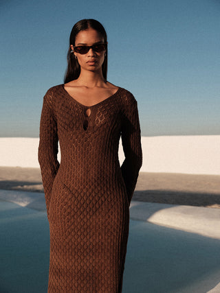 Eliza V-neck Beachwear Dress