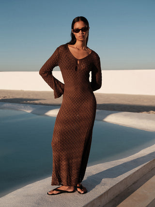 Eliza V-neck Beachwear Dress