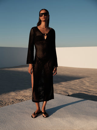 Gloria Beachwear Dress with Slit Detail