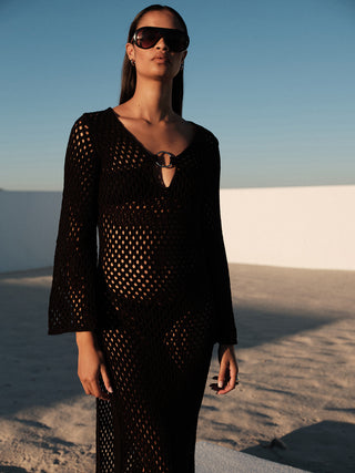 Gloria Beachwear Dress with Slit Detail