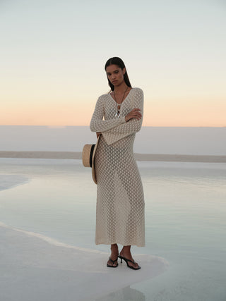 Eliza V-neck Beachwear Dress