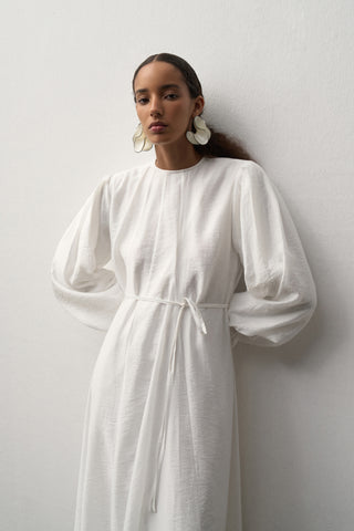 Lina Belted Maxi Dress