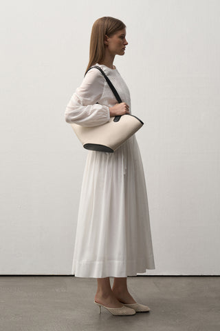 Pleated Midi Dress