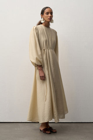 Lina Belted Maxi Dress