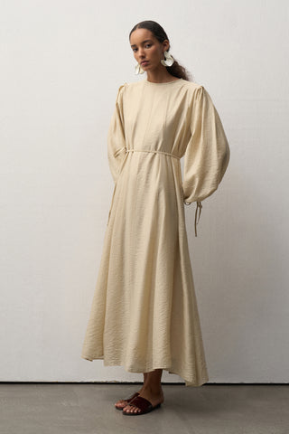 Lina Belted Maxi Dress