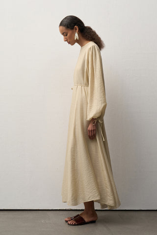Lina Belted Maxi Dress