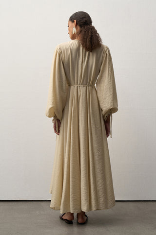 Lina Belted Maxi Dress
