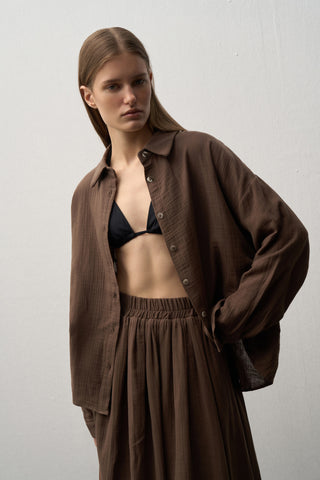 Muslin Midi Skirt