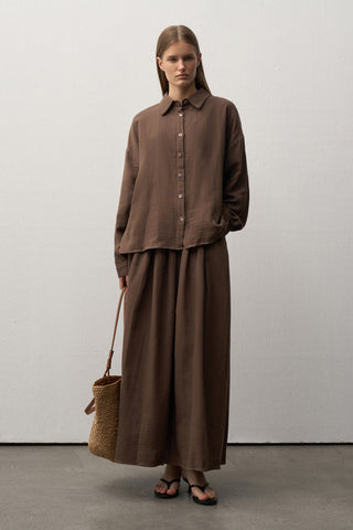 Muslin Midi Skirt