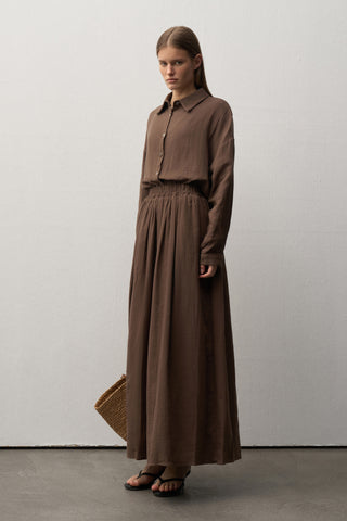 Muslin Midi Skirt