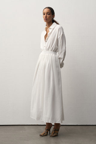 Muslin Midi Skirt