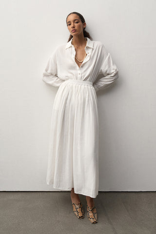 Muslin Shirt Skirt Set