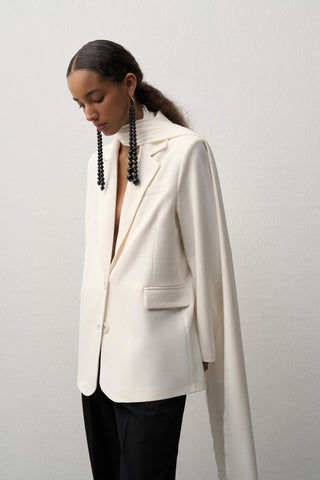 Private Edition Oversize Blazer White