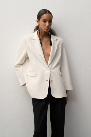Private Edition Oversize Blazer White