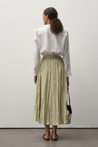 Mila Pleated Maxi Skirt
