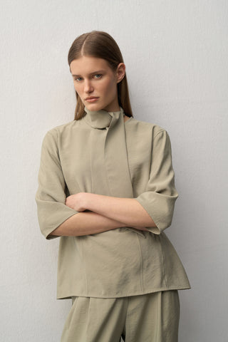 Lora Foulard Blouse Trouser Set
