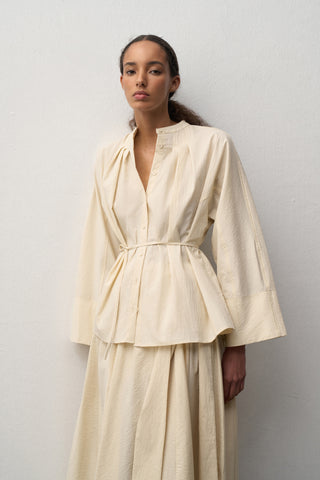 Lady Shirt Skirt Set
