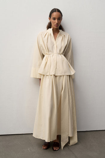 Lady Shirt Skirt Set