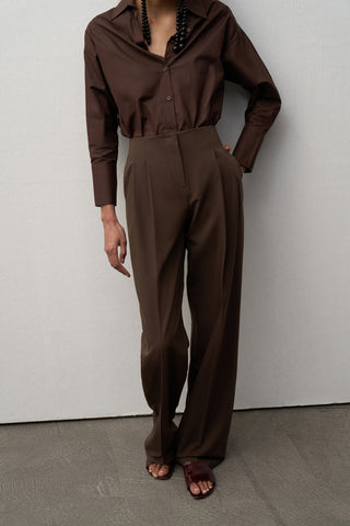 Vera Embroidery Detailed Poplin Shirt