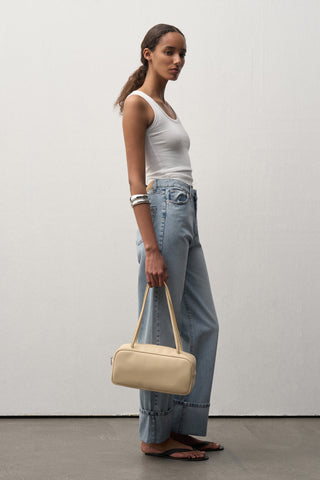 Crew Neck Ribbed Tank Top