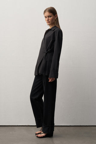 Mathilda Folded Leg Wide Leg Jean