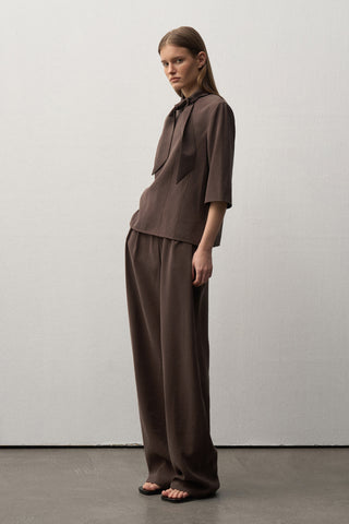 Lora Foulard Blouse Trouser Set