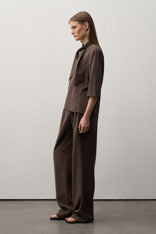 Lora Foulard Blouse Trouser Set