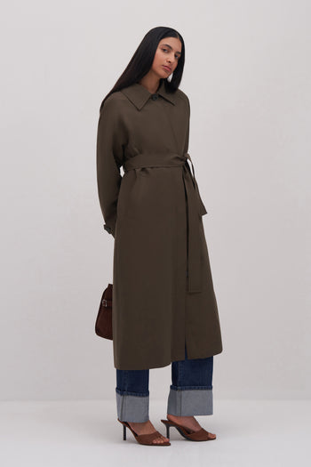 Liora Maxi Trench Coat