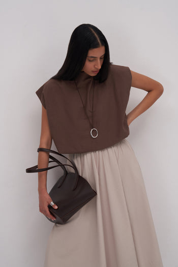 Laura Stand Collar Blouse