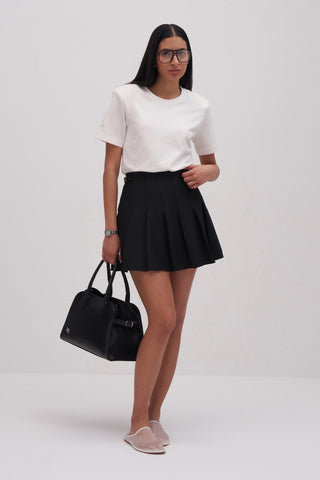 Mini Skirt with Flounce