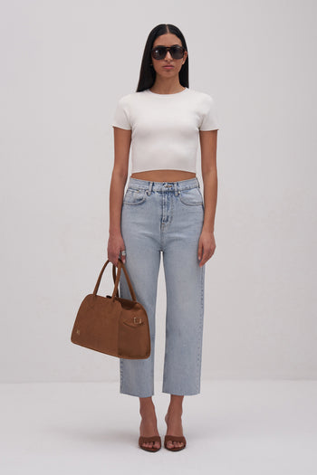 Mathilda Wide Leg Cropped Jean