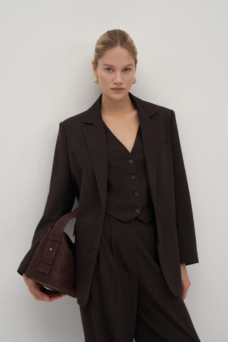 Private Edition Vest Dark Brown