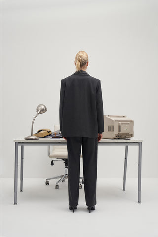 Private Edition Oversized Blazer Anthracite