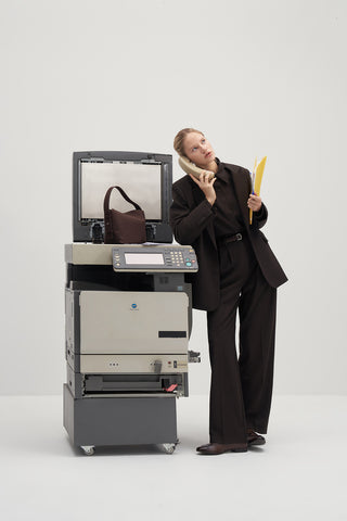 Private Edition Palazzo Trousers Dark Brown