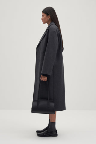 Luce Wool Oversized Coat Anthracite