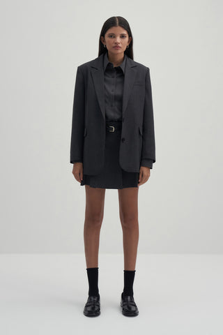 Private Edition Blazer & Skirt Set Anthracite
